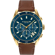 Coach Men's Preston  Chronograph Watch (Navy)