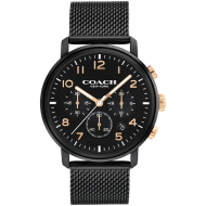 Coach Men's Ionic Plated Stainless Steel (Black)