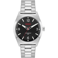 HUGO Make Men's Quartz Link Bracelet Watch (Stainless Steel)