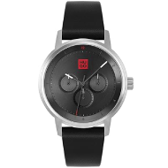 Hugo Define Analog Men's Watch (Black Leather)