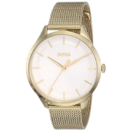 Boss Women's Ionic Plated Gold Watch (Silver White)