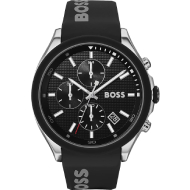 Boss Men's Black Silicone Watch (Black)