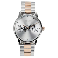 Coach Ladies Grand Carriage Two-Tone Watch (Stainless Steel)