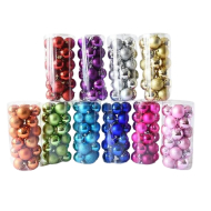 Houseware X-Mas 5CM Baubles - 20 Pieces Pack