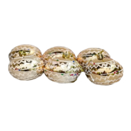 Houseware X-Mas 6CM Baubles - 6 Pieces Pack