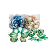 Houseware X-Mas Mixed Size Baubles - 14 Pieces Pack