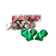 Houseware X-Mas 7CM Baubles - 5 Pieces Pack