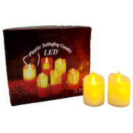 Houseware X-Mas LED Smokeless Candle - Small