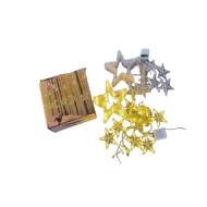 Houseware X-Mas LED Light Star Yellow Color - 20 Bulbs  