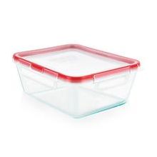 Pyrex Storage Fresh Lock 8 Cup Rectangle with 4 Latch Lid
