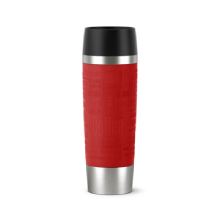 Tefal - 0.5L Travel Mug Red Silver 