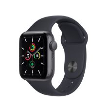 Apple Watch SE (2020) GPS, 40MM Space Grey Aluminium Case with Midnight Sport Band - Regular