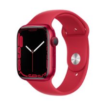 Apple Watch Series 7 (2021) GPS, 45MM Red Aluminium Case with Red Sport Band - Regular