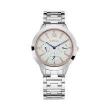 TITAN Workwear Watch with White Dial & Stainless Steel Strap - Ladies