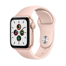 Apple Watch Se (2020) GPS, 44mm Gold Aluminum Case with Pink Sand Sport Band - Regular