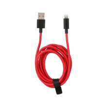 Miniso 2M Fast Charge and Sync Cable with Lighting Connector (Red) 