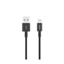 Miniso 1M Fast Charge and Sync Cable with Lighting Connector (Black) 