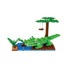 Miniso Rainforest Animal Building Blocks (Crocodile) 71Pcs