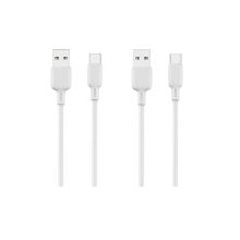 Miniso 1 Meter Type-C Charger Cord -2 Pack-White