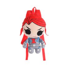 Miniso Marvel Collection Plush Backpack - Black Widow