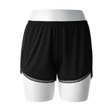 Miniso Lace Series Comfortable Slip Shorts for Women (Black)