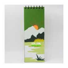 Elephant Dung Long Note Book (Green)