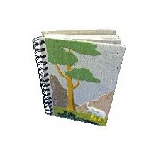 Elephant Dung Large Note Book (Grey)