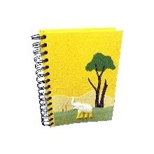 Elephant Dung Large Note Book (Yellow)