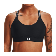 Under Armour Women's Infinity Mid Covered Sports Bra (Black)