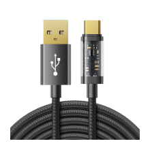 Joyroom S-UC027A12 3A USB-A to Type-C Data Cable (1.2m) – Black 