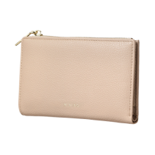 MINISO AU Two-fold Zipped Women's Wallet (Apricot)