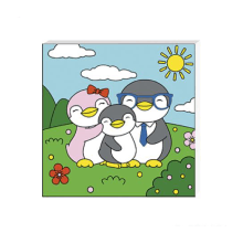 Miniso Painting Kit 25×25cm (Penguin Family)