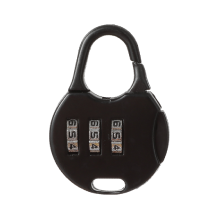 Miniso Mini Round Lock (Black)