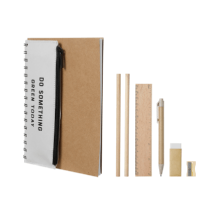 Miniso Eco-friendly Series A5 Wirebound Book Stationery Set (B)