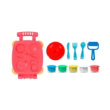 Miniso Pizza Machine Colored Clay - 5-color Clay, 6 Molds