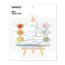 MINISO Mini Painting Kit 10×15cm (Mushroom)